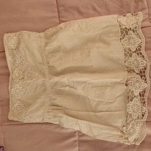 Maurices Crochet Strapless Top Size Large